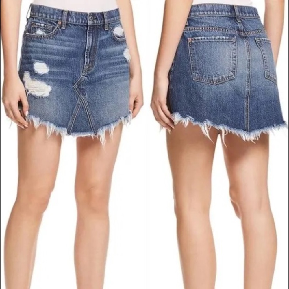 7 for All Mankind Denim Mini Skirt size 29